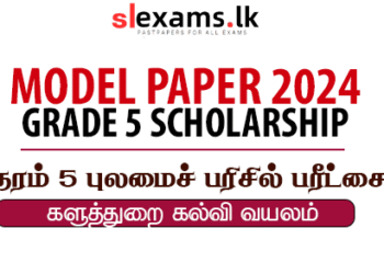 Grade 5 Model Paper (Tamil Medium) 2024 - Pattiruppu Zonal
