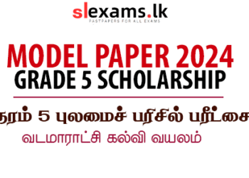Grade 5 Model Paper (Tamil Medium) 2024 – Vadamaratchi Zonal