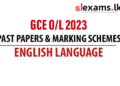 2023 GCE O/L English Language Past papers