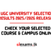 UGC University Selection Results 2025/2026 Released: How to Check Selected Course & Campus