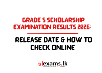 Grade 5 Scholarship Results 2026 Date & Online Link