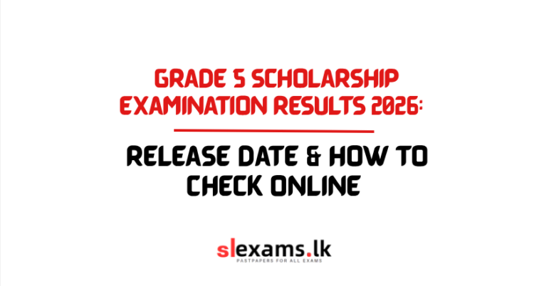Grade 5 Scholarship Results 2026 Date & Online Link