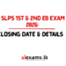 Sri Lanka Principals’ Service (SLPS) 1st & 2nd Efficiency Bar Examinations 2026