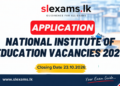 National Institute of Education (NIE) Vacancies 2026